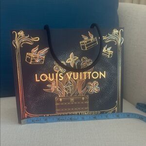 Louis Vuitton Black and Gold Decorative Bag